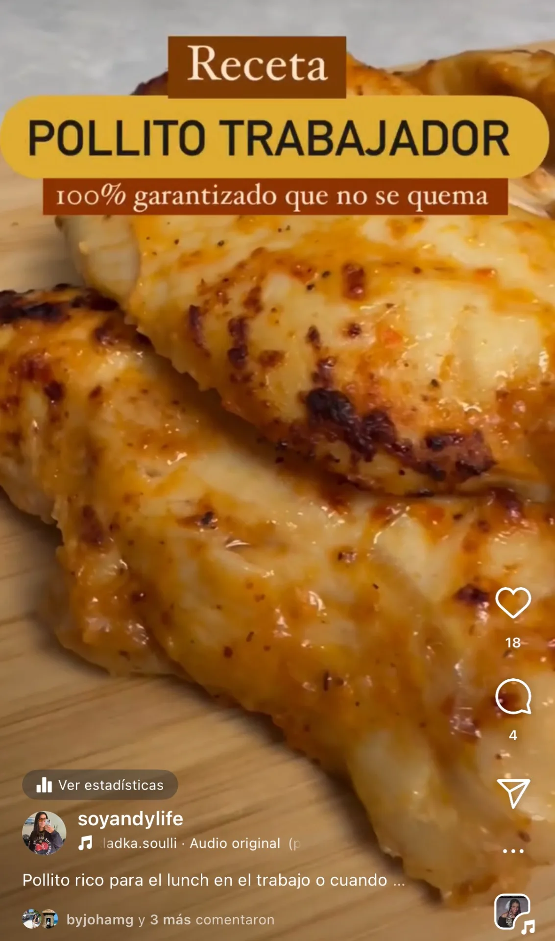 Pollito trabajador. Recipe