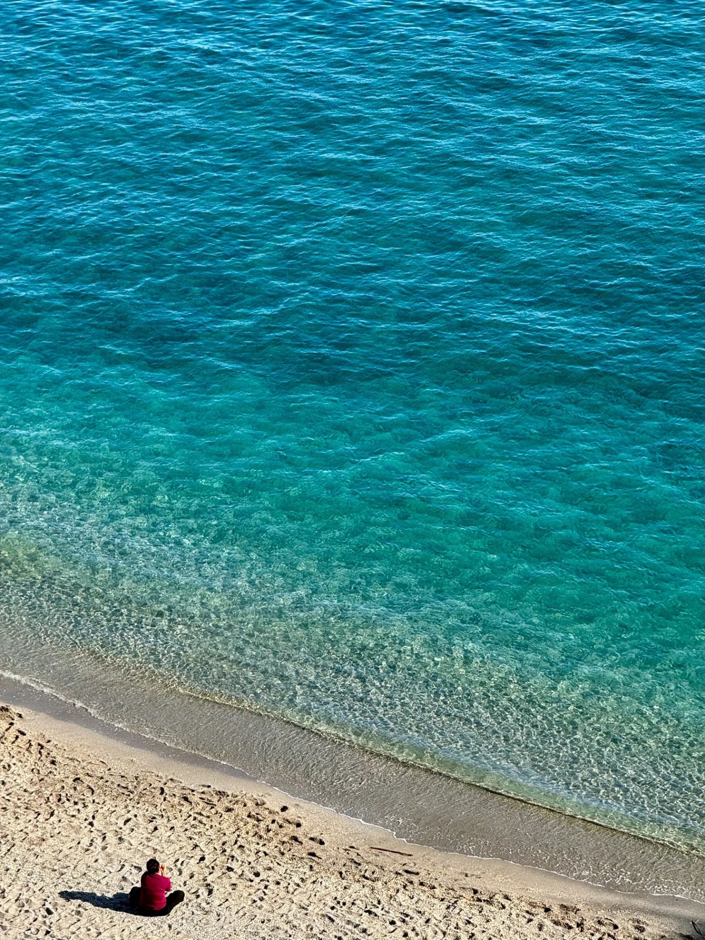 El mar de Nerja, uno de los lugares del diario de Andy