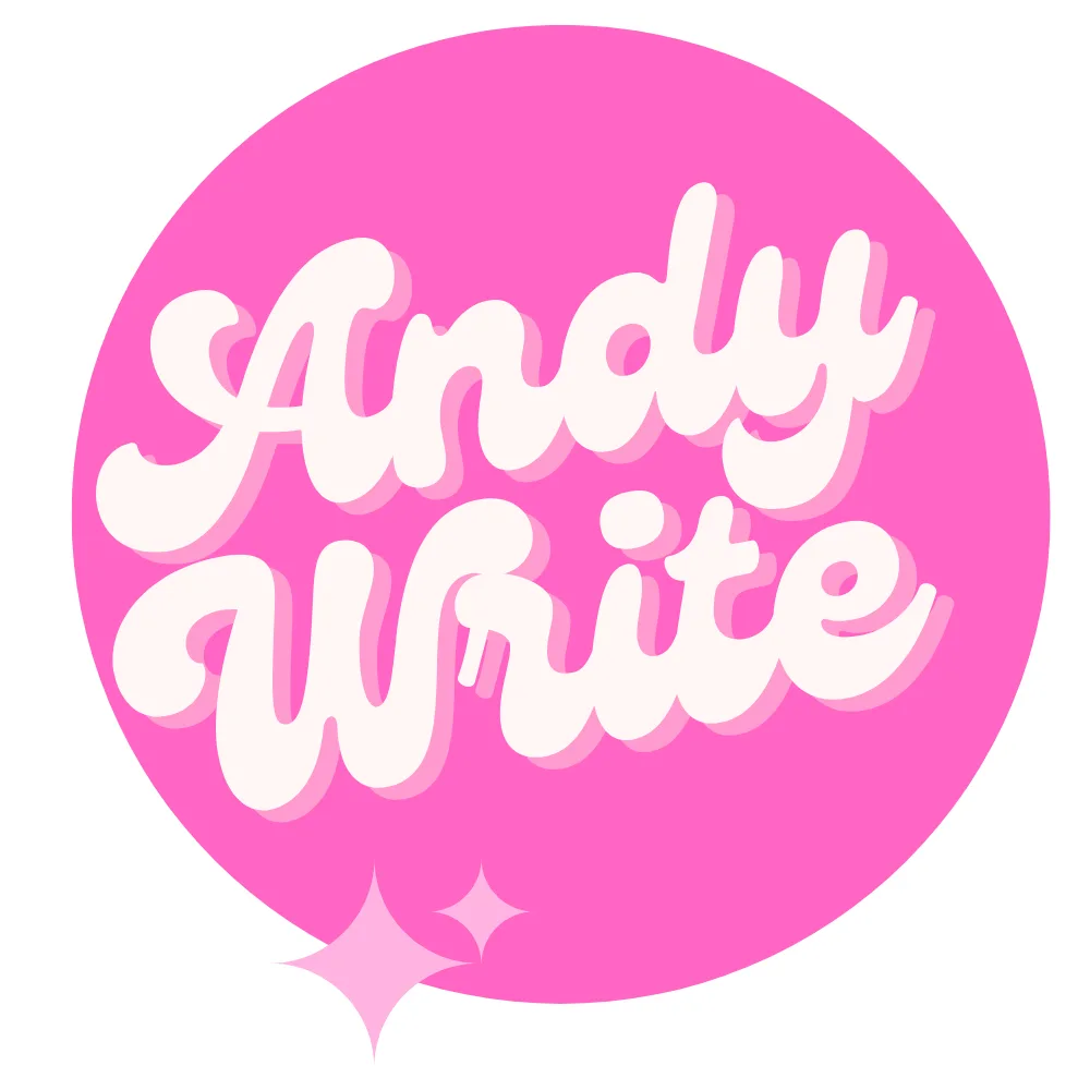 Logo original Andy-Writes de Andrea